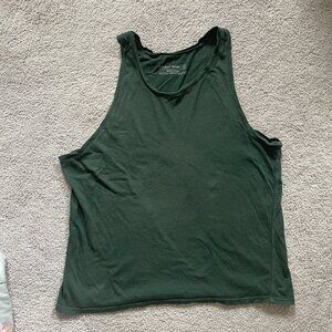 Outdoor Voices forest green cotton tank size medium